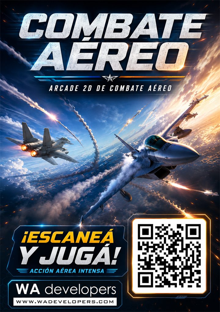 Póster del juego Combate Aéreo