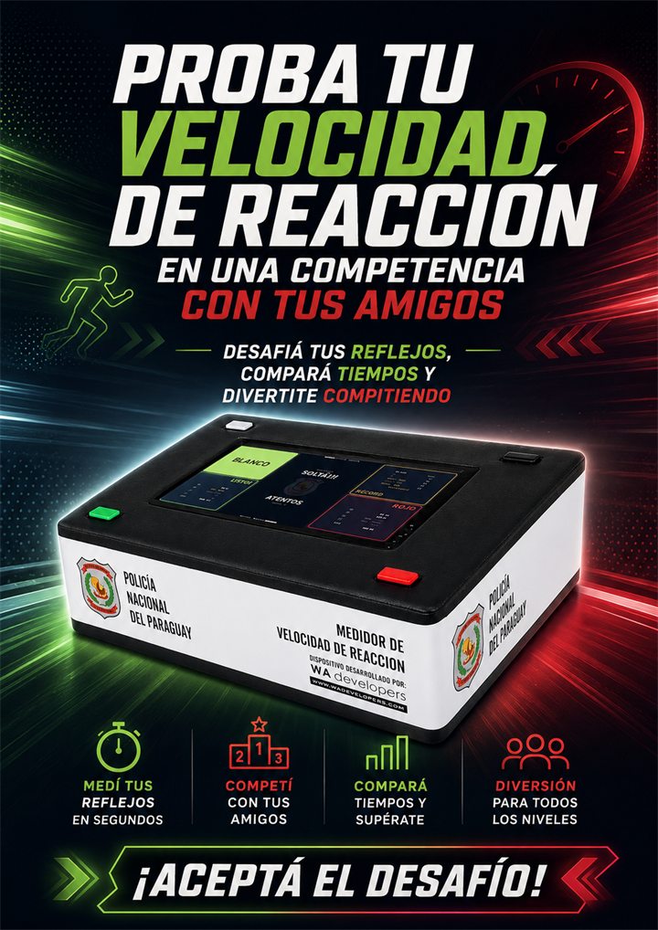 Medidor de reacción construido sobre Raspberry Pi