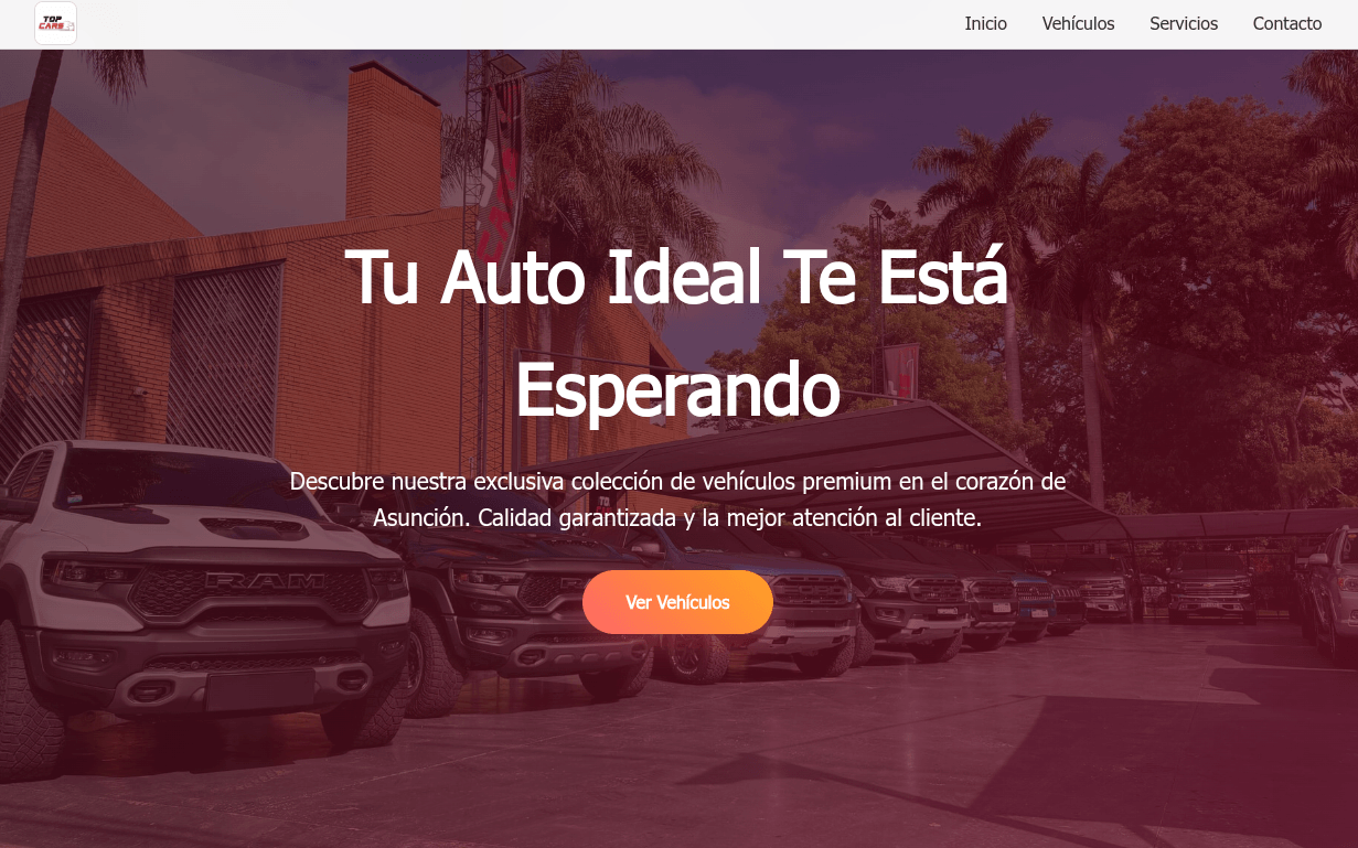 Sitio público de Top Cars